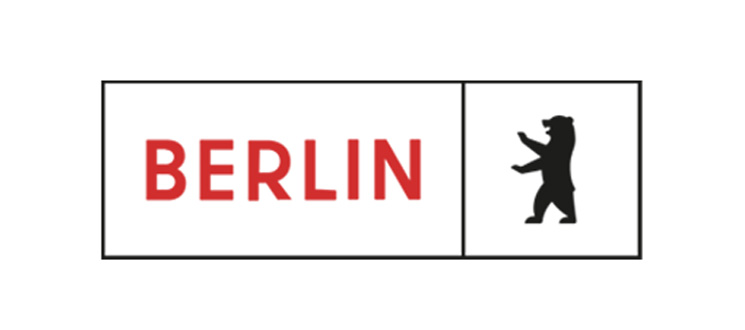 Logo des Landes Berlin mit rotem Schriftzug und Berliner Bären. Digitale Angebote des Landes Berlin werden mit Gebärdensprachvideos barrierefrei in Deutscher Gebärdensprache (DGS) zugänglich gemacht.